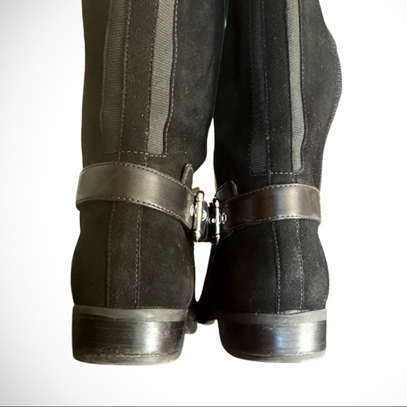 Marc Fisher Damsel Tall Leather Boots - Size 9M - Picture 2 of 14